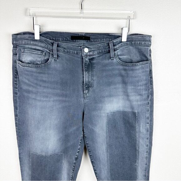 The Lara Grey Mid Rise Cigarette Vintage Stretch Size 34 - Picture 3 of 10